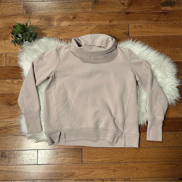 Athleta Tops - ATHLETA LONG SLEEVE FUNNEL FLEECE PULLOVER SWEATSHIRT TOP Size Medium